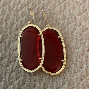 Kendra Scott Elle Drop Earrings - Ruby